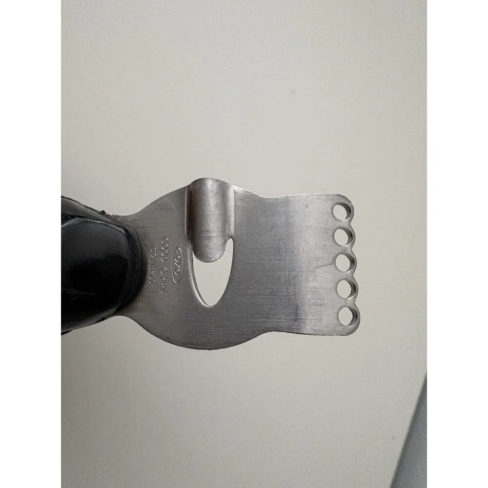 OXO Good Grips Stainless Streel Citrus Zester Black Rubber Handle Lemon Lime EUC